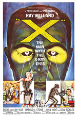 X - The Man with the X-ray Eyes Poster Small